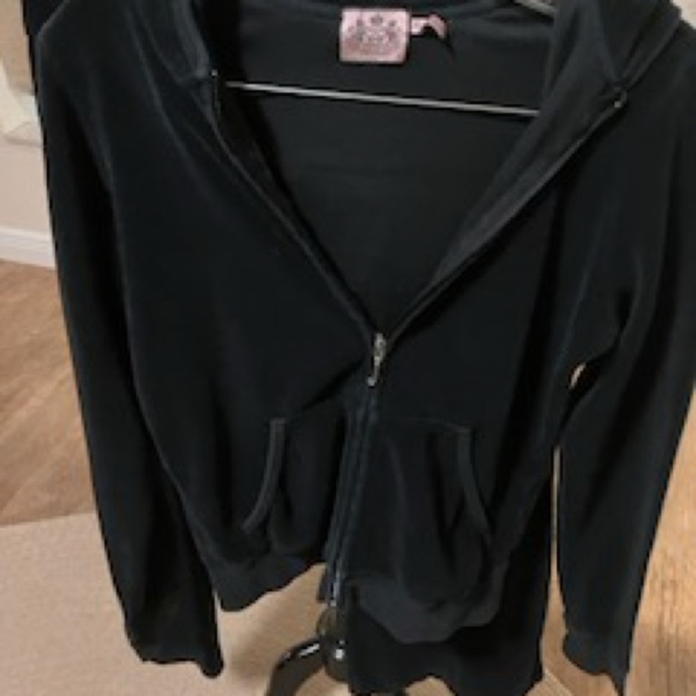 Juicy Couture Black Velour Apparel - Picture 3 of 16